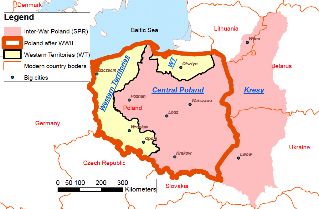 Change of Polish borders